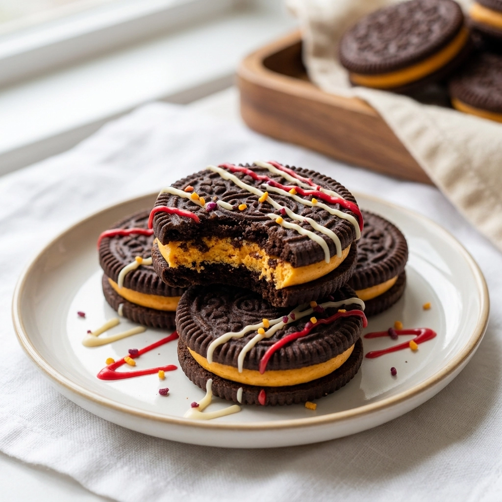 Irresistible Fall Chocolate Covered Oreo Cookies Recipe | Easy Autumn Dessert Ideas