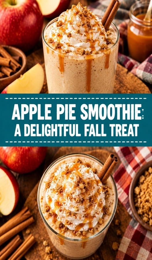 Apple Pie Smoothie: A Delightful Fall Treat | Healthy Autumn Breakfast Recipe recipe