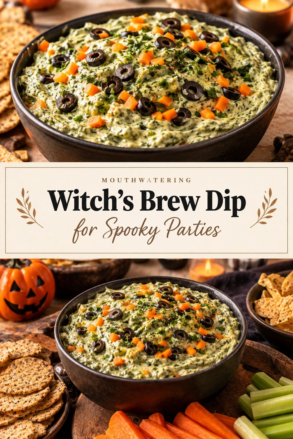 Mouthwatering Witch’s Brew Dip for Spooky Parties | Halloween Appetizer Ideas recipe