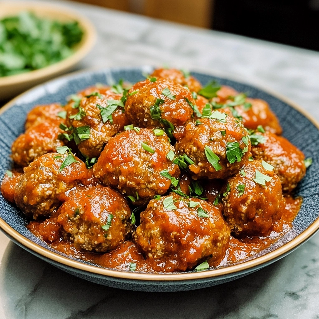 Flavorful Healthy Italian Meatballs – No Bread Crumbs Needed recipe