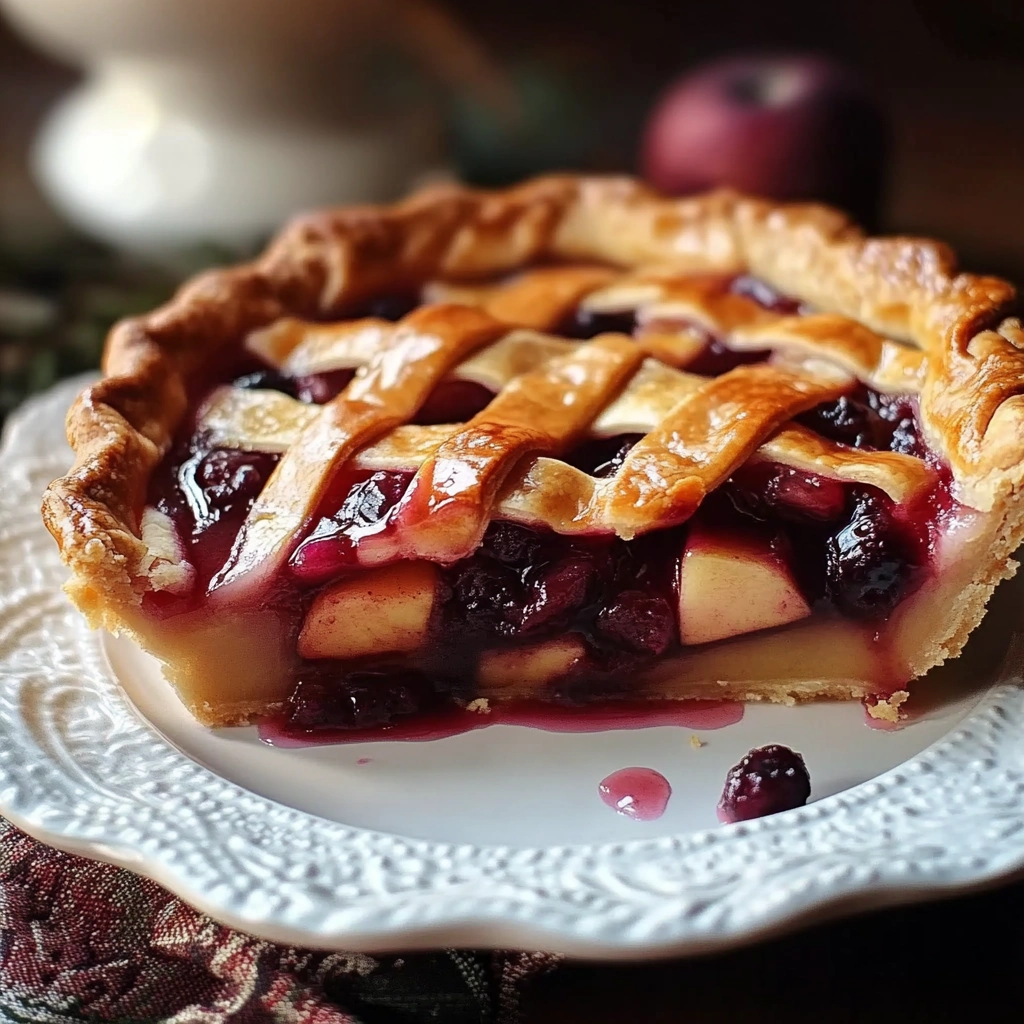 Amazing Apple Cranberry Pie: A Tempting Holiday Delight recipe