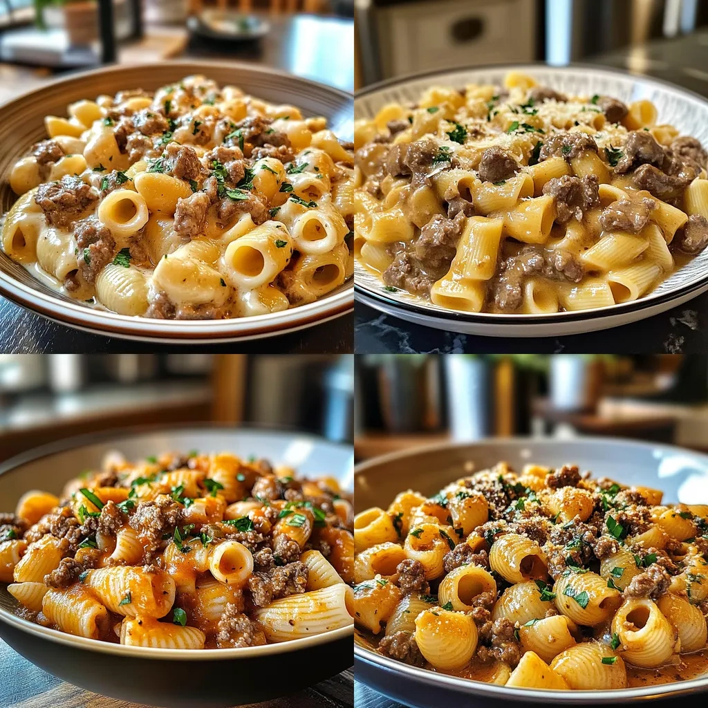 Creamy Beef and Shells Recipe for Quick Dinner recipe
