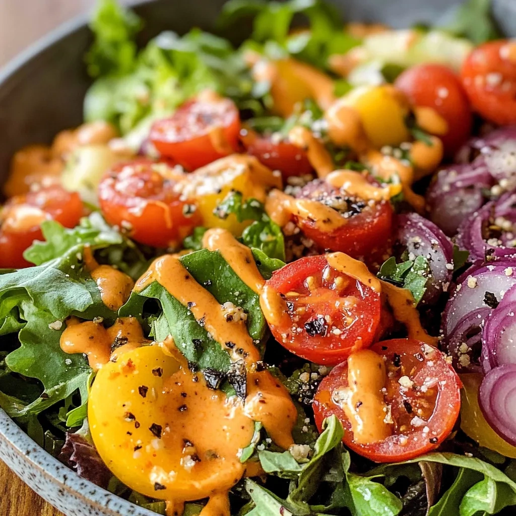 Tempting Mexican Salad with Roasted Tomato Vinaigrette recipe