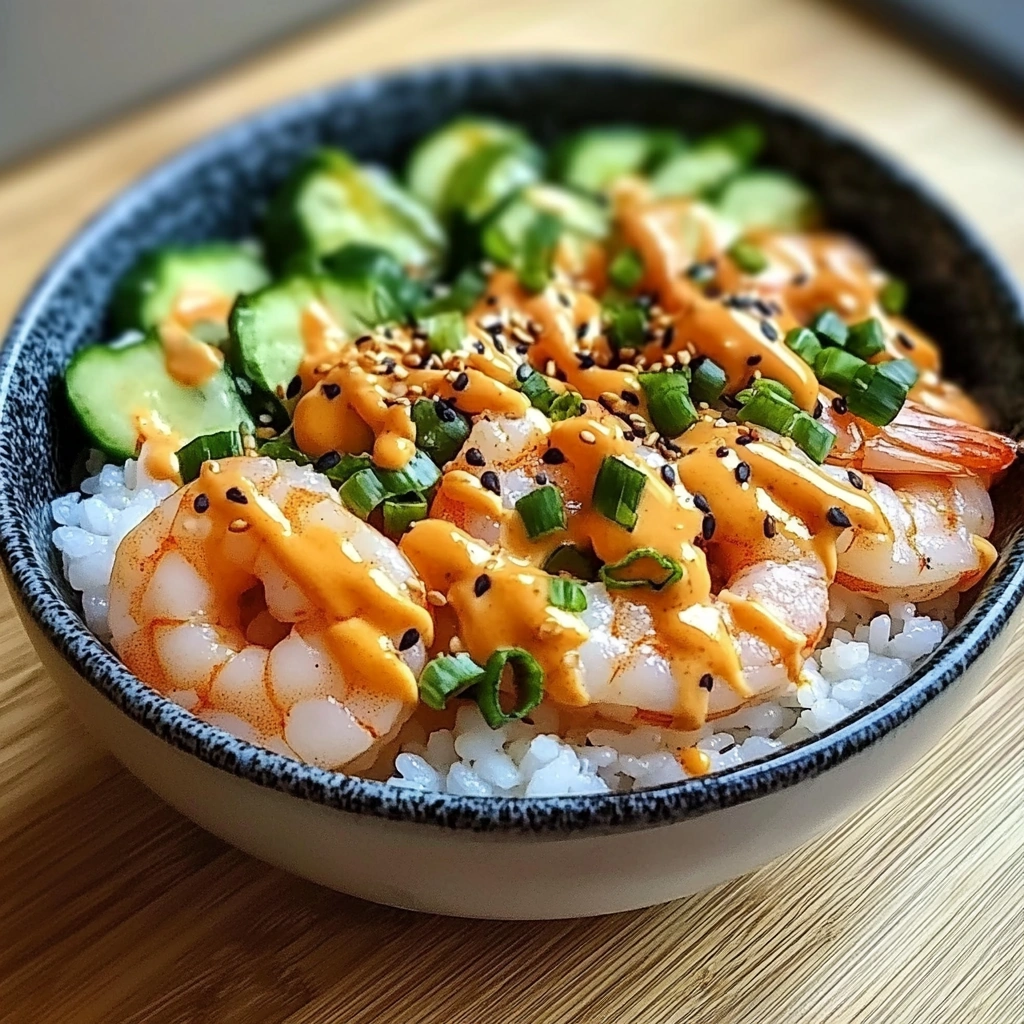 7-Minute Shrimp Rice Bowls with Spicy Mayo – Easy & Delicious recipe