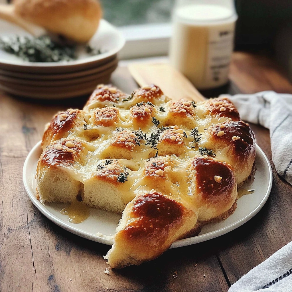 Festive Cheesy Christmas Tree Bread Recipe to Delight Guests recipe